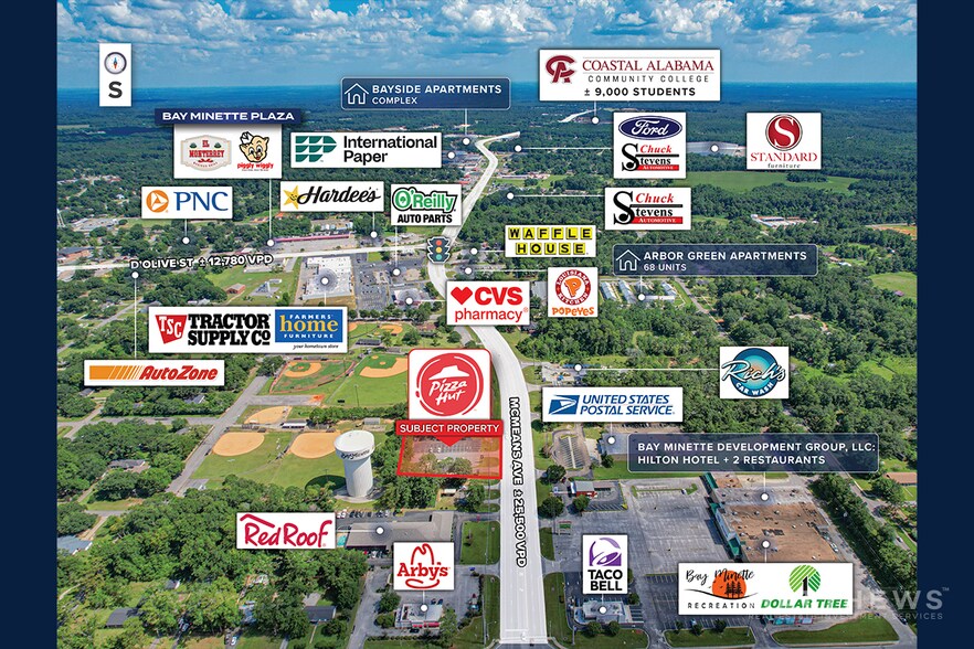 More Photos Of 604 Mcmeans Ave, Bay Minette Restaurant For Sale