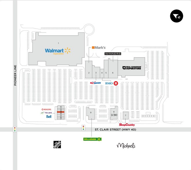 Primary Photo Of 849-877 St Clair St, Chatham General Retail For Lease