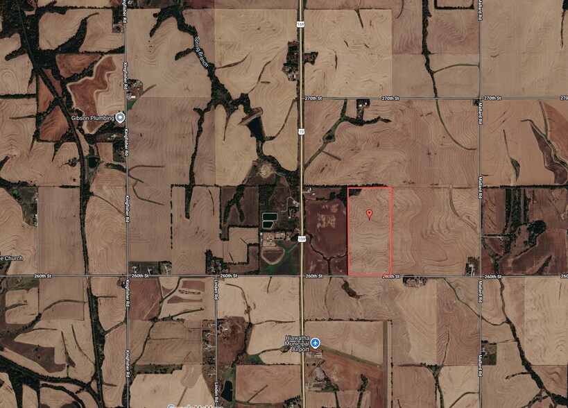 More Photos Of 260th St @ US 73 Hwy, Hiawatha Land For Sale