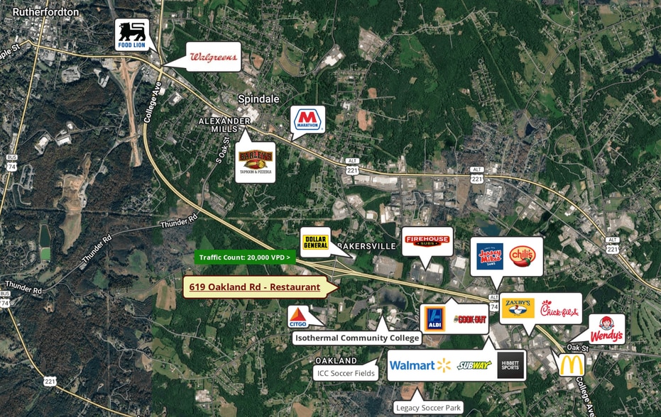 More Photos Of 619 Oakland Rd, Spindale Restaurant For Sale