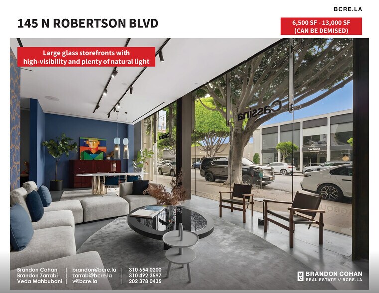 More Photos Of 145 N Robertson Blvd, West Hollywood Storefront For Lease