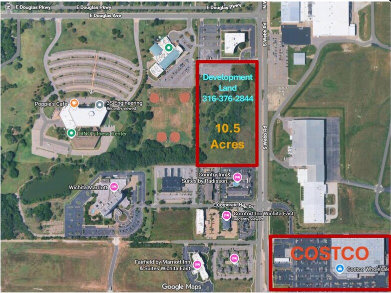 Primary Photo Of 187 S Webb Rd, Wichita Land For Sale