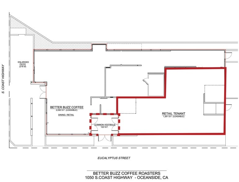 More Photos Of 1050 S Coast Hwy, Oceanside Restaurant For Lease