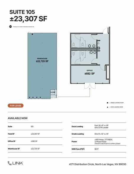 More Photos Of 4171 Distribution Cir, North Las Vegas Warehouse For Lease