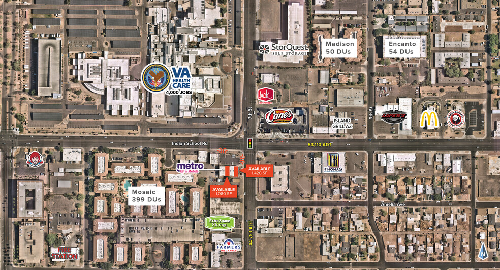 More Photos Of 635 E Indian School Rd, Phoenix General Retail For Lease