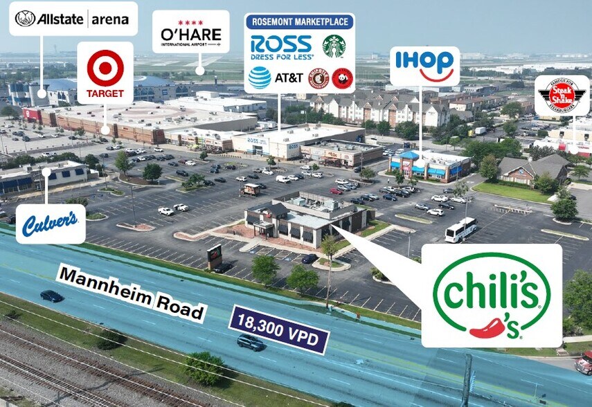 More Photos Of 7140 Mannheim Rd, Rosemont Restaurant For Sale