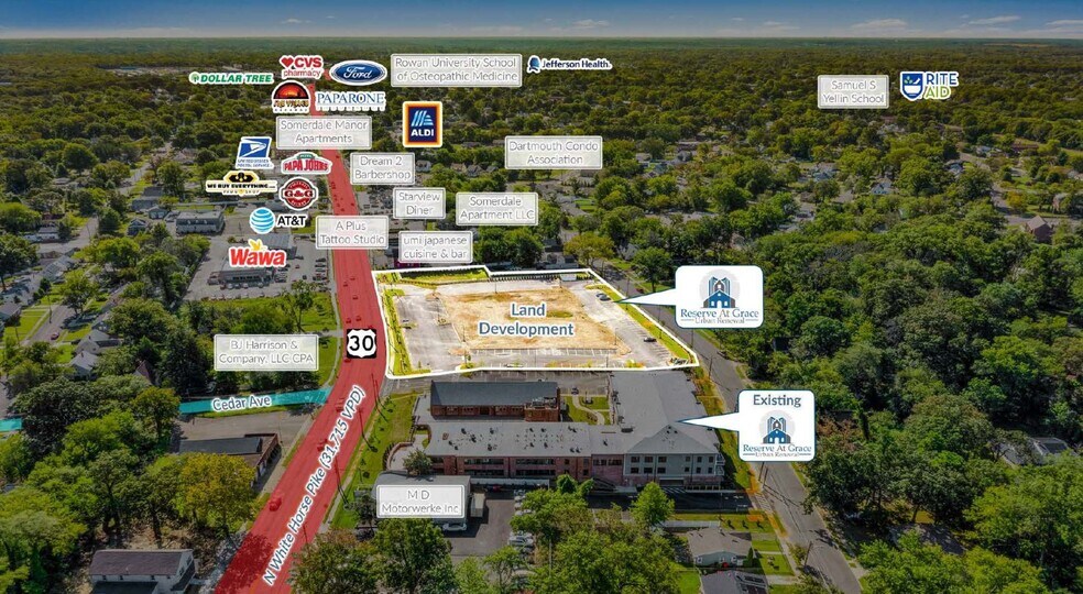 99 N White Horse Pike, Somerdale, NJ 08083 Land For Sale