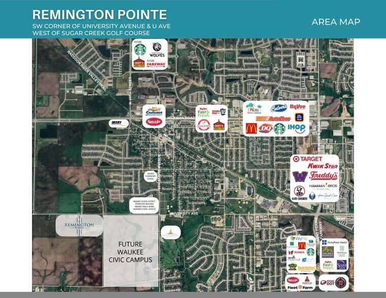 More Photos Of University Ave @ U Ave, Waukee Land For Sale