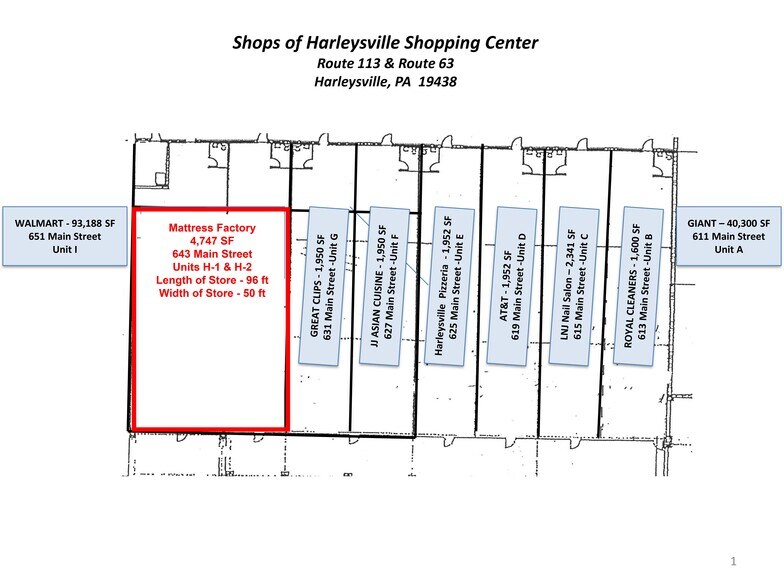 More Photos Of 611-651 Main St, Harleysville Storefront For Lease