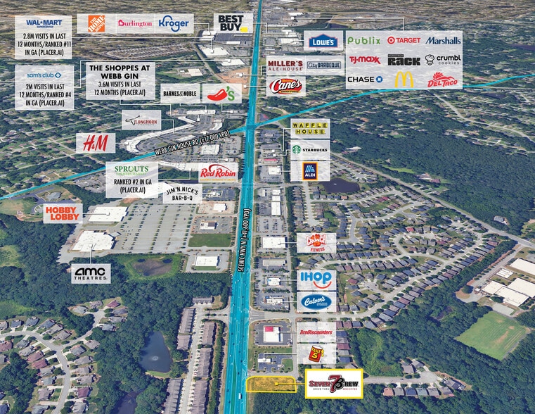 More Photos Of 1073 Scenic Hwy, Lawrenceville Fast Food For Sale