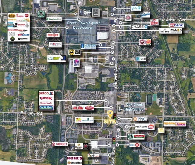 More Photos Of 8701 S Howell Ave, Oak Creek Storefront Retail Office For Lease