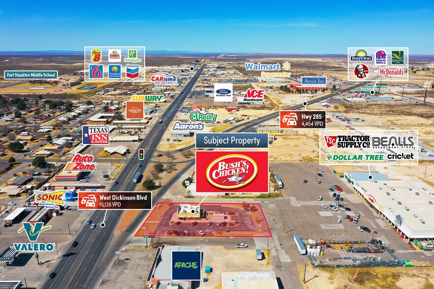 More Photos Of 1700 W Dickinson Blvd, Fort Stockton Fast Food For Sale