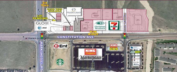 More Photos Of SEC Constitution Ave & Marksheffel Rd, Colorado Springs Land For Lease