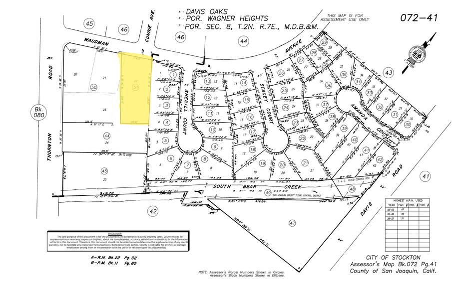 More Photos Of Waudman Ave @ Thornton Rd, Stockton Land For Sale