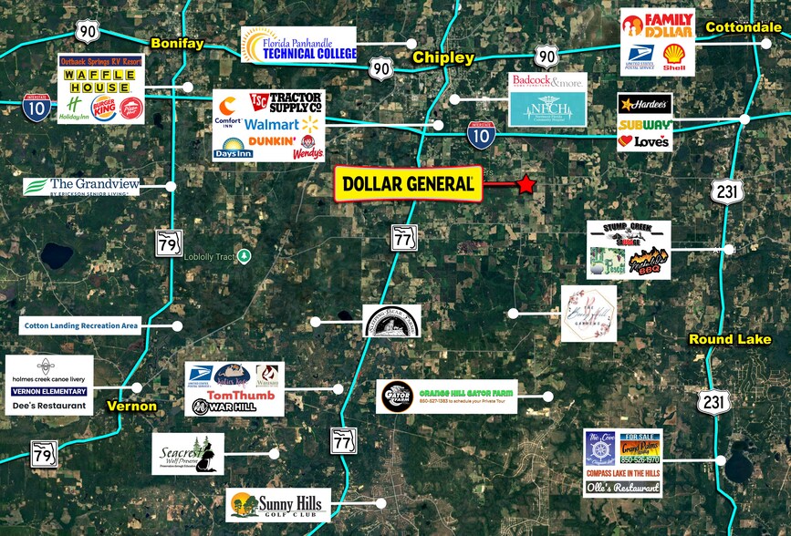 More Photos Of 888 Corbin Rd, Chipley Convenience Store For Sale