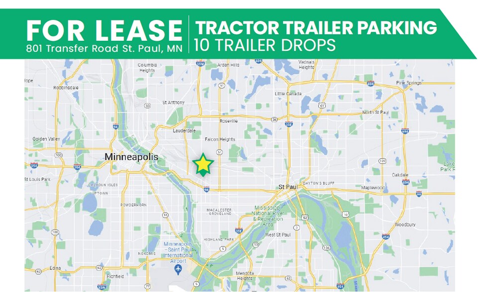More Photos Of 801 Transfer Rd, Saint Paul Parking Lot For Lease