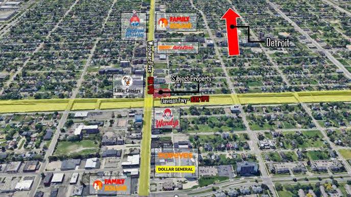 More Photos Of 13253 Woodward Ave, Highland Park Fast Food For Lease
