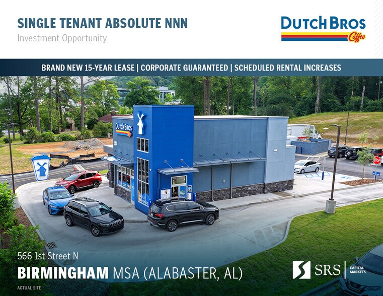 Primary Photo Of 566 1st N st, Alabaster Fast Food For Sale
