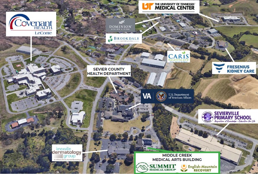 More Photos Of 675 Middle Creek Rd, Sevierville Medical For Sale