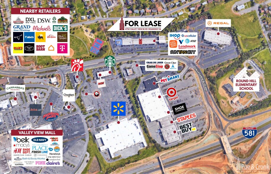 More Photos Of 4750 Valley View Blvd NW, Roanoke Freestanding For Lease
