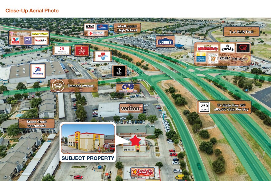 More Photos Of 5315 Loop 250, Midland Fast Food For Sale
