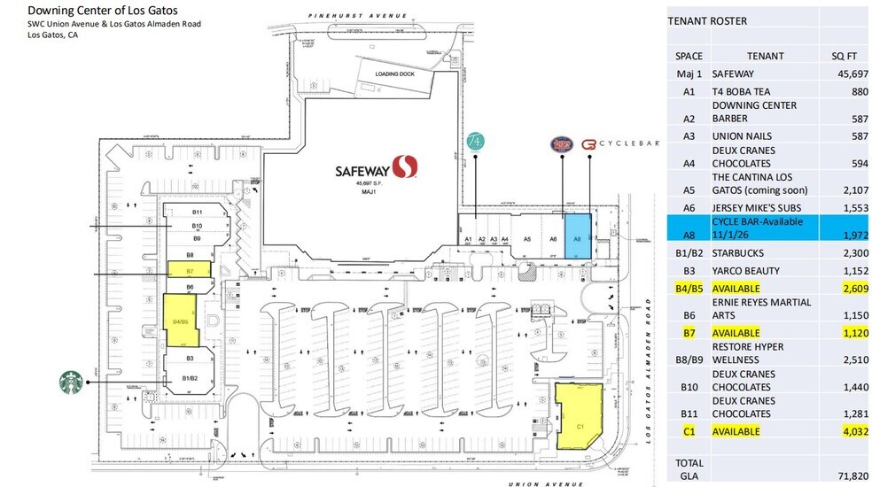 More Photos Of 15525-15569 Union Ave, Los Gatos Unknown For Lease