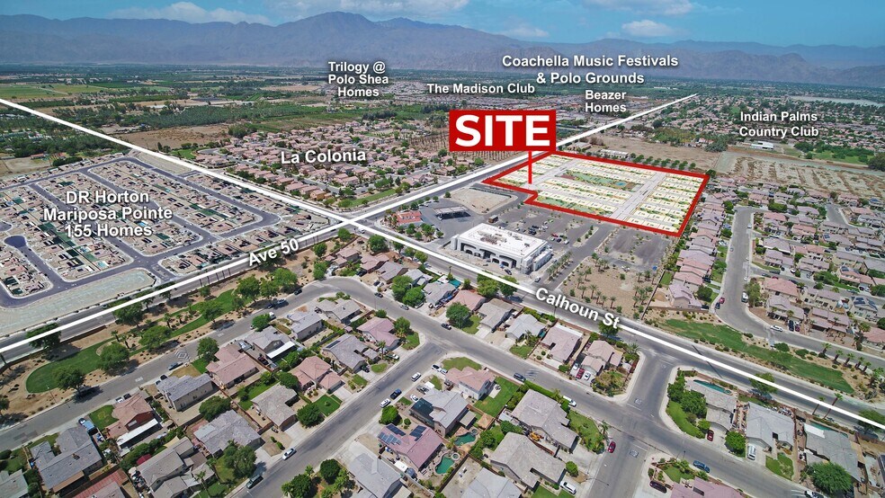 Primary Photo Of NWC Avenue 50 & Calhoun, Coachella Land For Sale