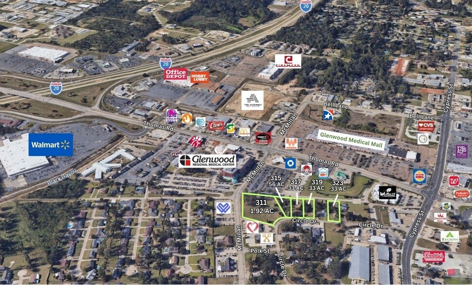 Primary Photo Of 323 Circle Dr, West Monroe Land For Sale