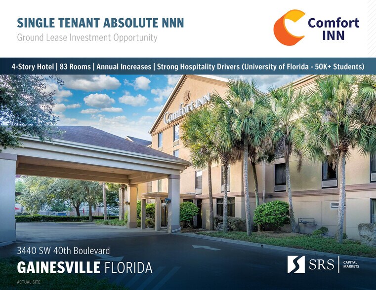 Primary Photo Of 3440 SW 40th Blvd, Gainesville Hotel For Sale