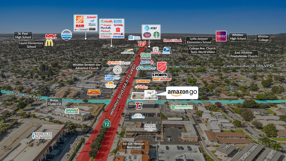 More Photos Of 14249 Whittier Blvd, Whittier Freestanding For Sale