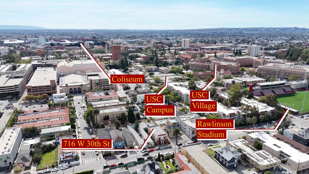 Primary Photo Of 716 W 30th St, Los Angeles Apartments For Sale