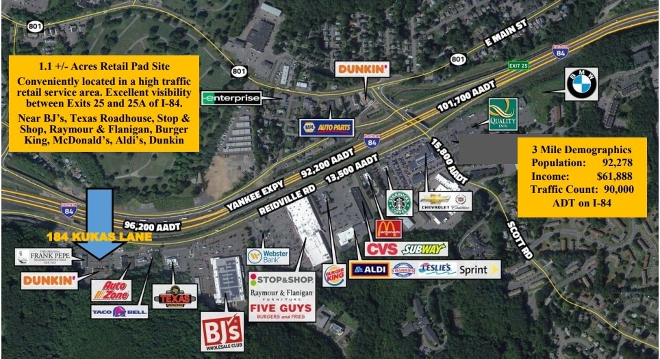 Primary Photo Of 184 Kukas Ln, Waterbury Land For Lease