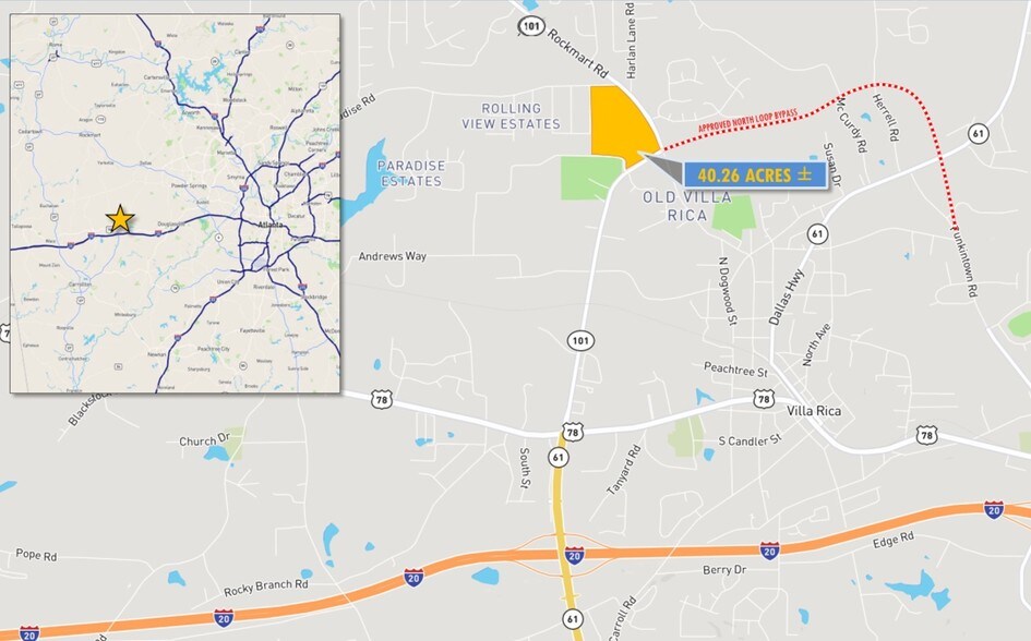 More Photos Of Rockmart Road, Villa Rica Land For Sale