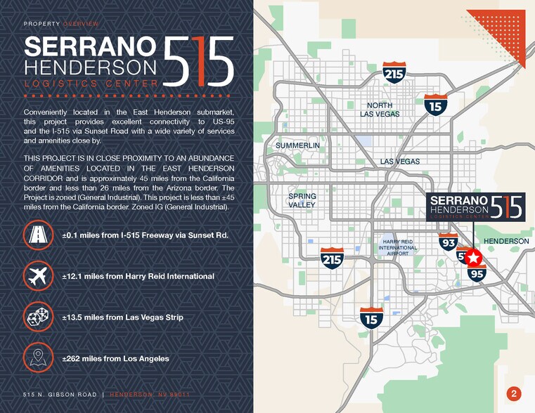 More Photos Of 515 N Gibson Rd, Henderson Distribution For Lease