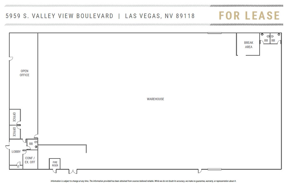 More Photos Of 5959 Valley View Blvd, Las Vegas Warehouse For Lease