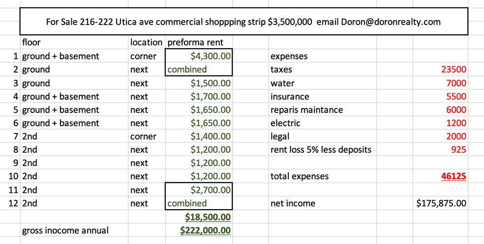 More Photos Of 216 Utica Ave, Brooklyn Unknown For Lease