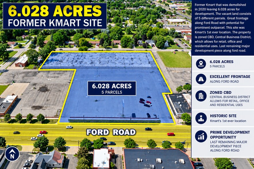 Primary Photo Of 29600 Ford Rd, Garden City Land For Lease