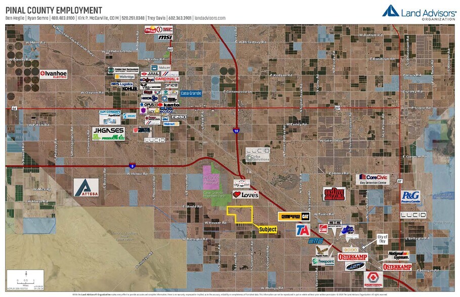More Photos Of Sunland Gin Road & Shedd Road, Eloy Land For Sale