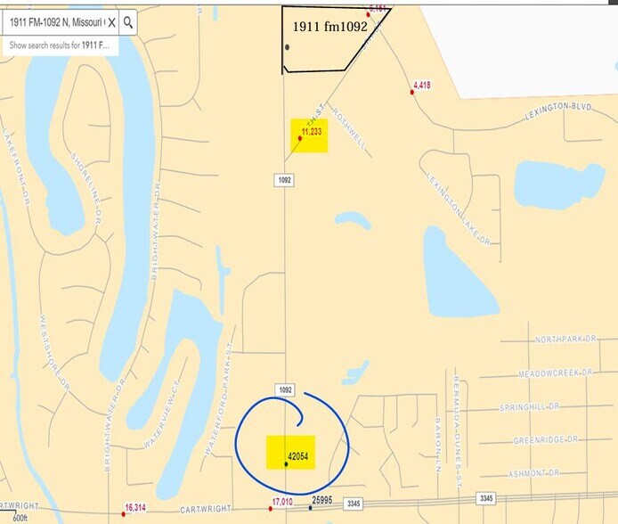 More Photos Of 1911 FM1092 Rd, Missouri City Land For Sale