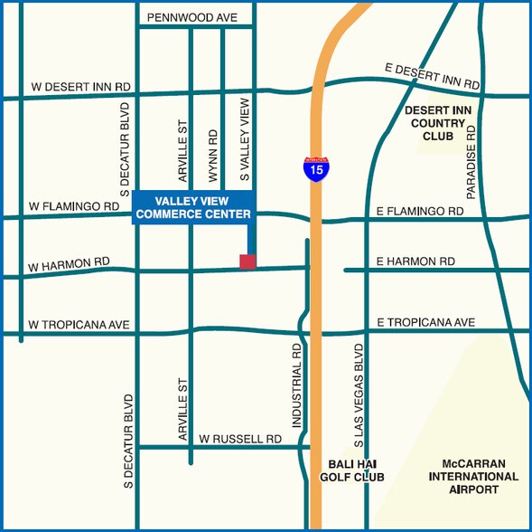 Primary Photo Of 3950 W Harmon Ave, Las Vegas Warehouse For Lease