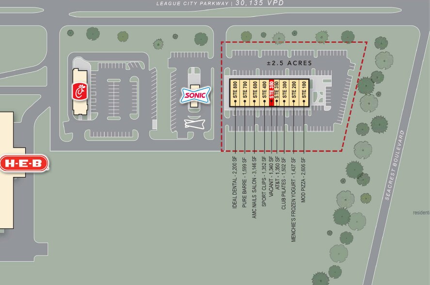 More Photos Of 2875 E League City Pky, League City Unknown For Lease