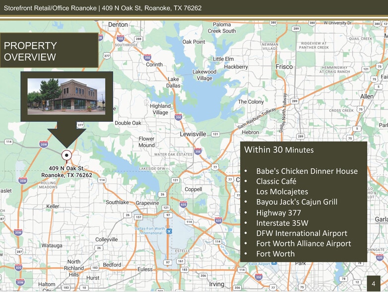 More Photos Of 409 N Oak St, Roanoke Storefront Retail Office For Lease