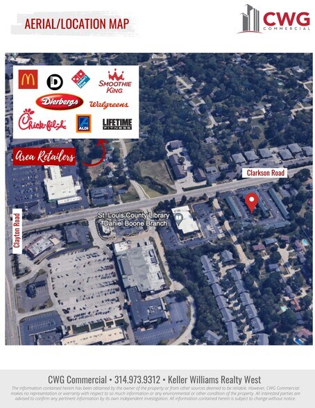 More Photos Of 101-279 Clarkson Executive Park, Ellisville Office For Lease