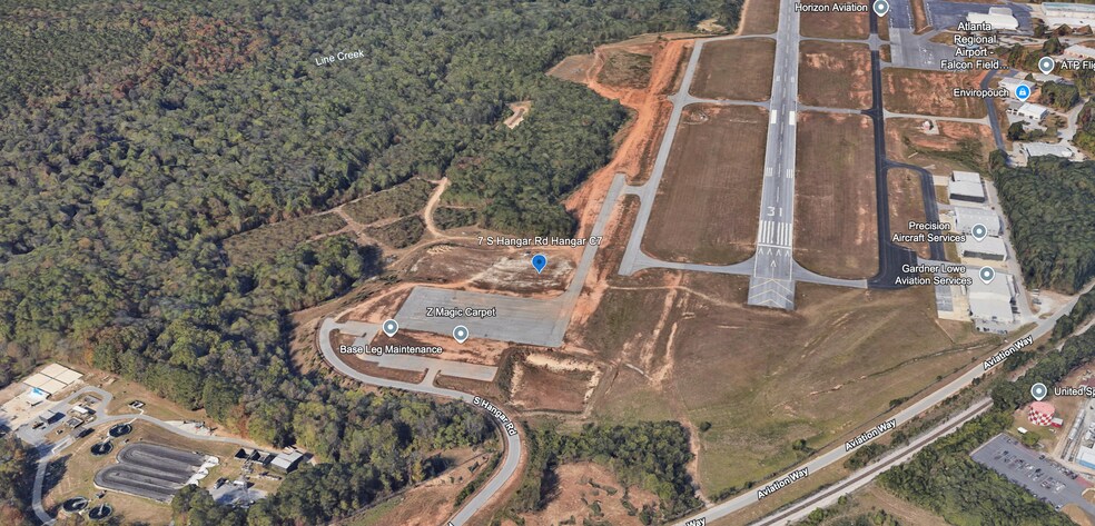 More Photos Of 7 S Hangar Rd, Peachtree City Airplane Hangar For Sale