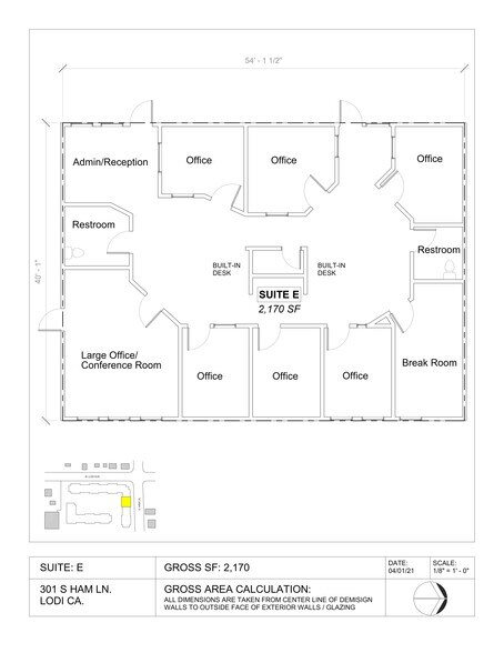 More Photos Of 301 S Ham Ln, Lodi Office For Lease