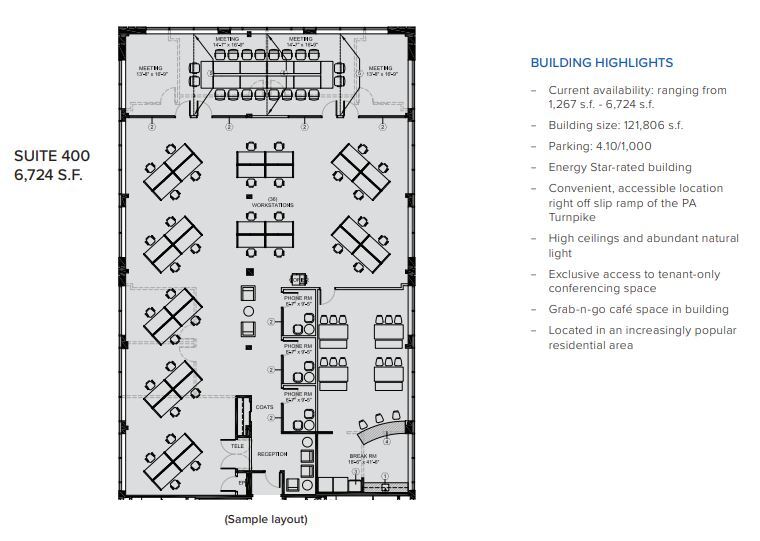 More Photos Of 500 Office Center Dr, Fort Washington Unknown For Lease