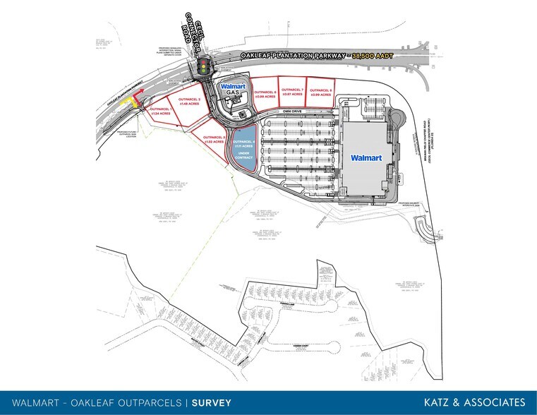 More Photos Of SWC Oakleaf Plantation Pky & Cecile Commerce Center Pk, Jacksonville Land For Lease