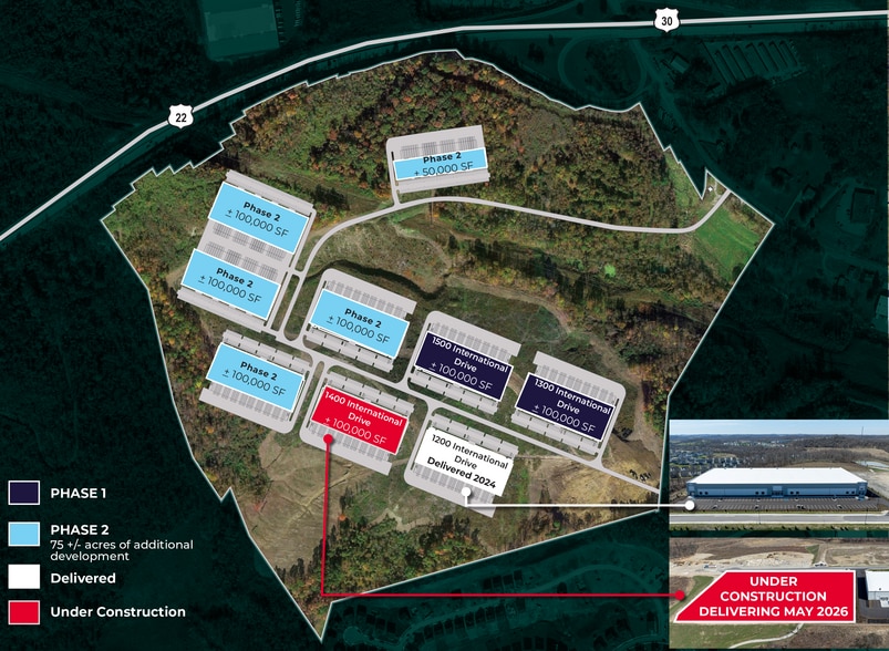 More Photos Of 1400 International Dr, Oakdale, PA 15071, Oakdale Warehouse For Lease