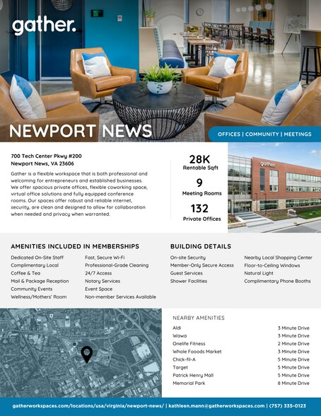 More Photos Of 700 Tech Center Pky, Newport News Coworking Space