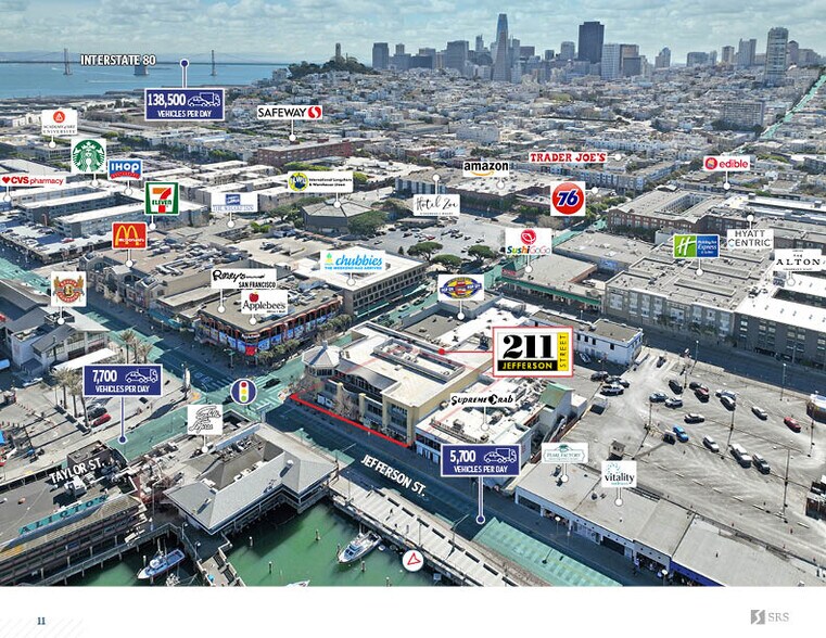 More Photos Of 211-229 Jefferson St, San Francisco Freestanding For Lease